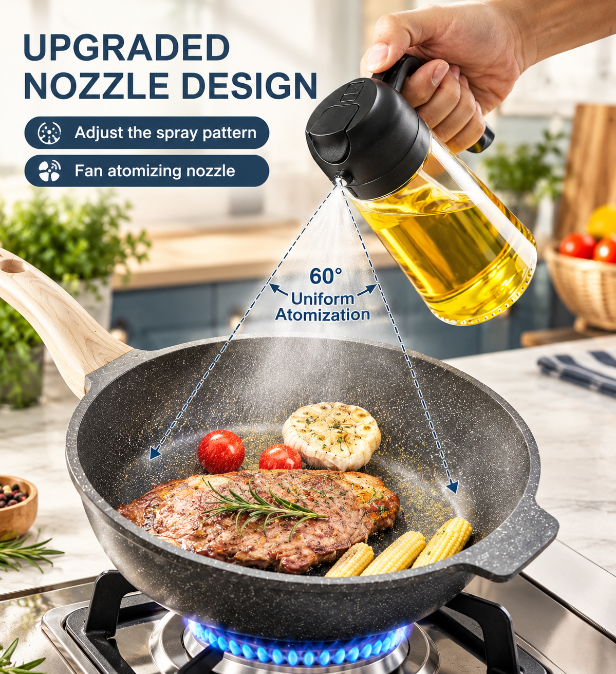 Elegant Double-Action Oil Dispenser