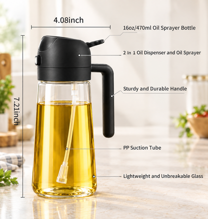 Elegant Double-Action Oil Dispenser