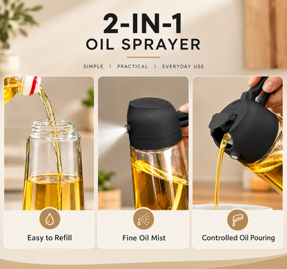 Elegant Double-Action Oil Dispenser